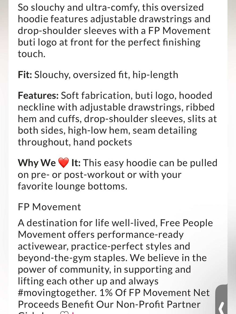 Free People Sprint To The Finish Hoodie - Picture 5 of 6